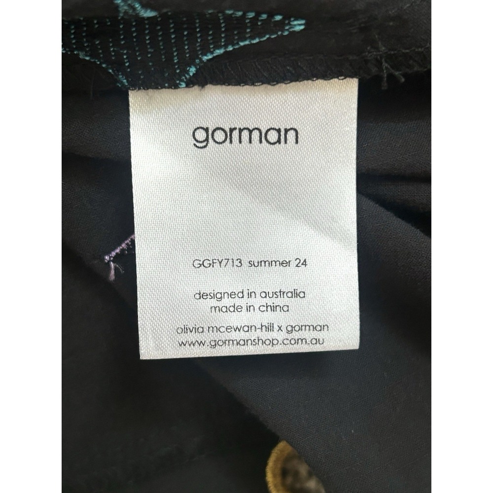 Gorman Twinkle Twinkle Little Skirt Womens Size 12 Black Stars Tiered Whimsigoth - Picture 12 of 14